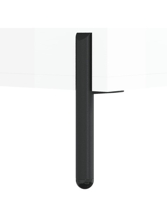 Tv skapītis, spīdīgi balts, 102x36x50 cm, inženierijas koks