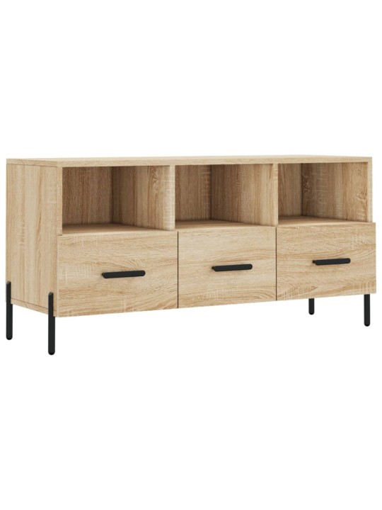 Tv skapītis, ozolkoka krāsa, 102x36x50 cm, inženierijas koks