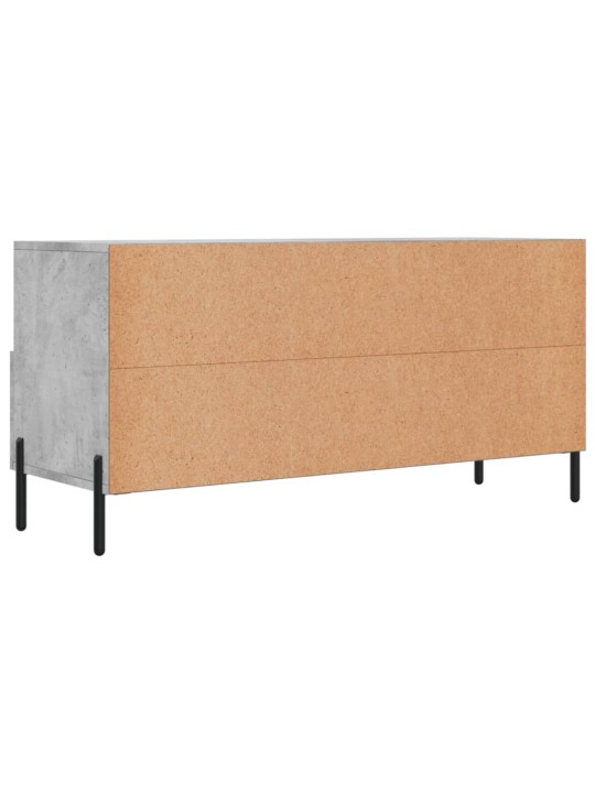 Tv skapītis, betona pelēks, 102x36x50 cm, inženierijas koks
