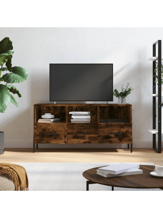Tv skapītis, ozolkoka krāsa, 102x36x50 cm, inženierijas koks