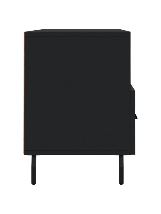 Tv skapītis, melns, 102x36x50 cm, inženierijas koks