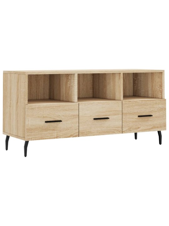 Tv skapītis, ozolkoka krāsa, 102x36x50 cm, inženierijas koks