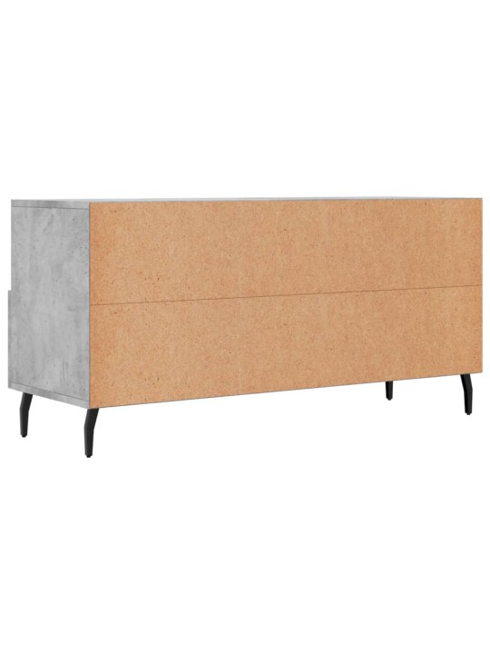 Tv skapītis, betona pelēks, 102x36x50 cm, inženierijas koks
