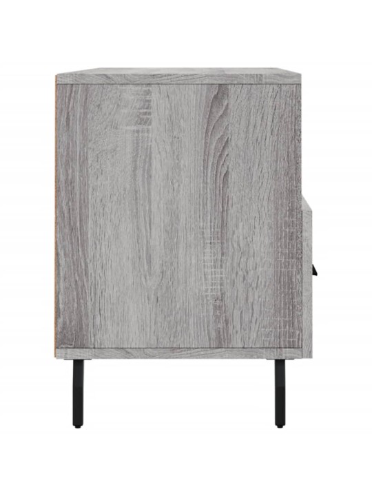 Tv skapītis, pelēka ozolkoka, 102x36x50 cm, inženierijas koks