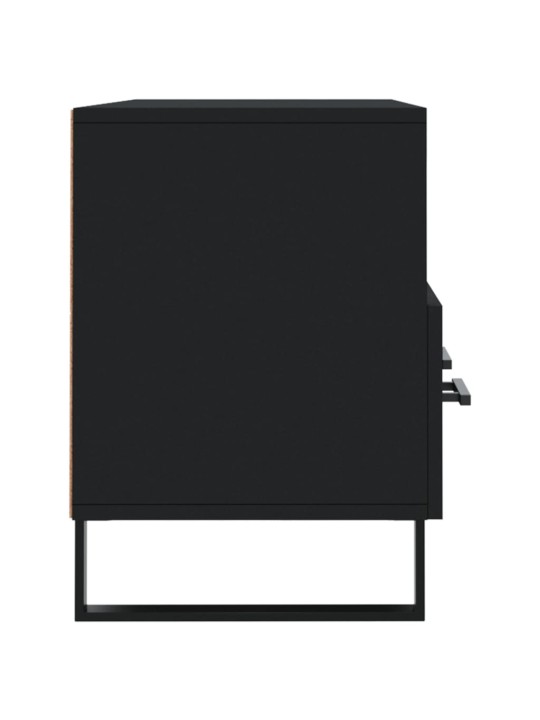 Tv skapītis, melns, 102x36x50 cm, inženierijas koks