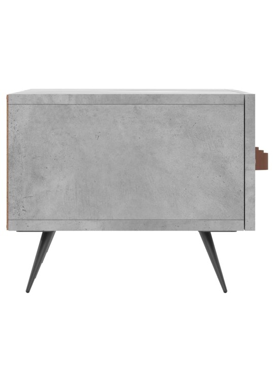 Tv skapītis, pelēks koks, 150x36x30 cm, inženierijas koks