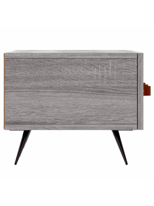 Tv skapītis, pelēka ozolkoka, 150x36x30 cm, inženierijas koks
