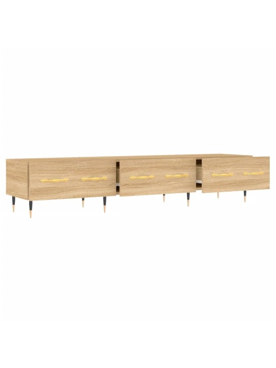 Tv skapītis, ozolkoka krāsa, 150x36x30 cm, inženierijas koks