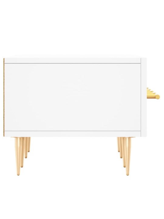 Tv skapītis, balts, 150x36x30 cm, inženierijas koks