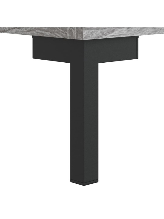 Tv skapītis, pelēka ozolkoka, 150x36x30 cm, inženierijas koks