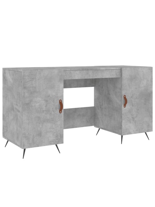 Rakstāmgalds, betona pelēks, 140x50x75 cm, inženierijas koks