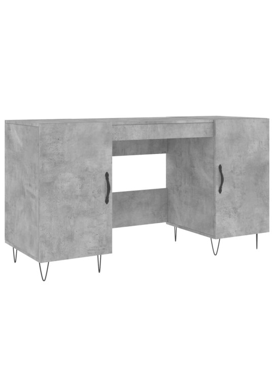 Rakstāmgalds, betona pelēks, 140x50x75 cm, inženierijas koks