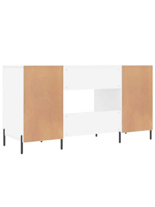 Rakstāmgalds, balts, 140x50x75 cm, inženierijas koks