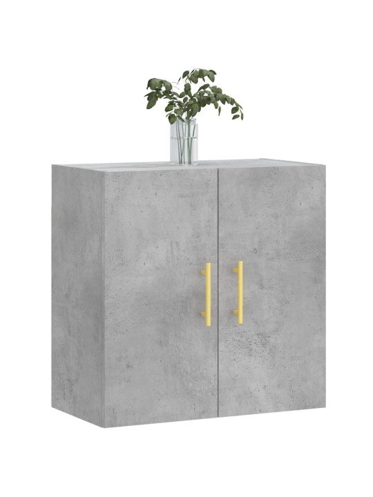Sienas skapītis, betonpelēks, 60x31x60 cm, inženierijas koks