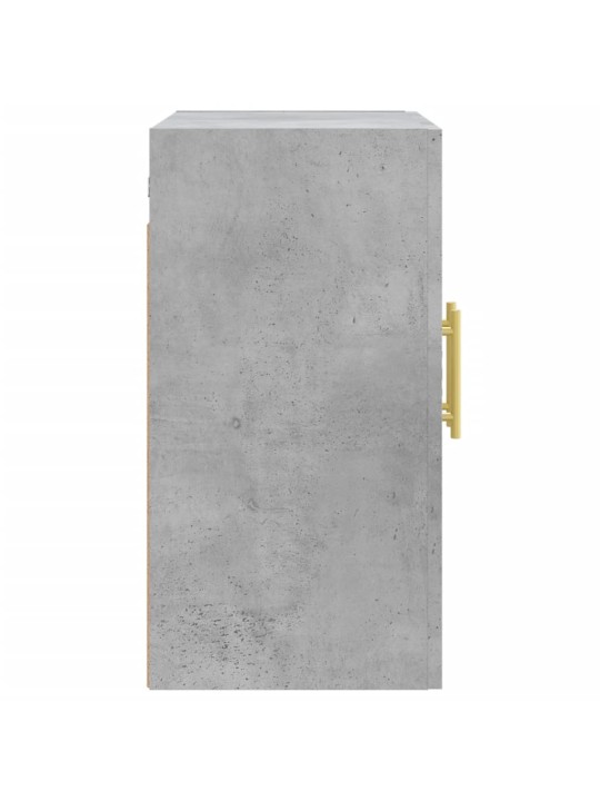 Sienas skapītis, betonpelēks, 60x31x60 cm, inženierijas koks
