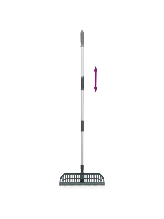 Divu vienā lapu grābeklis, tumši zaļš, 157 cm, pp