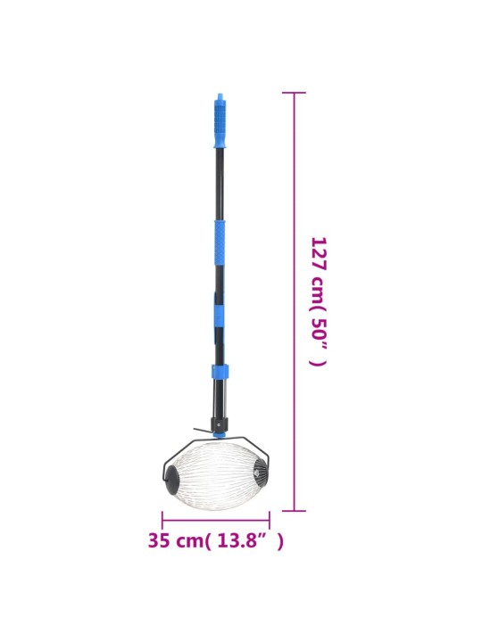 Riekstu savācējs, zils, 127 cm, tērauds