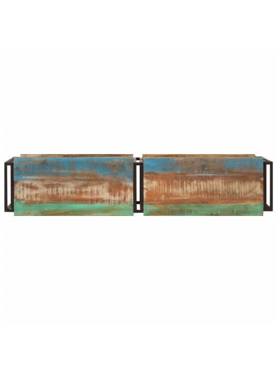 Tv skapītis, 140x30x40 cm, pārstrādāts masīvkoks