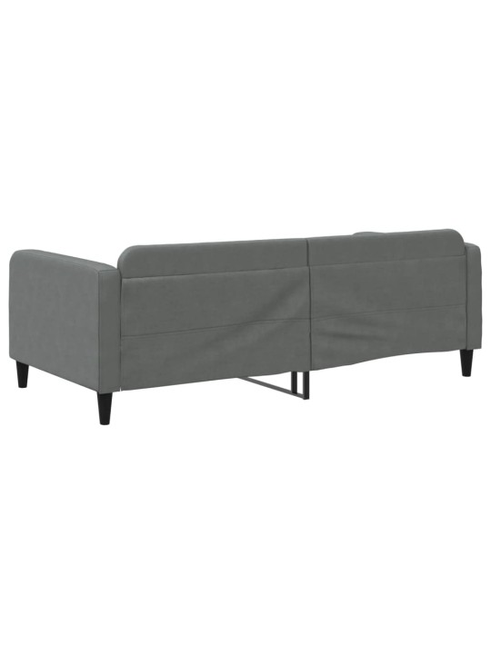 Dīvāngulta, tumši pelēka, 100x200 cm, audums