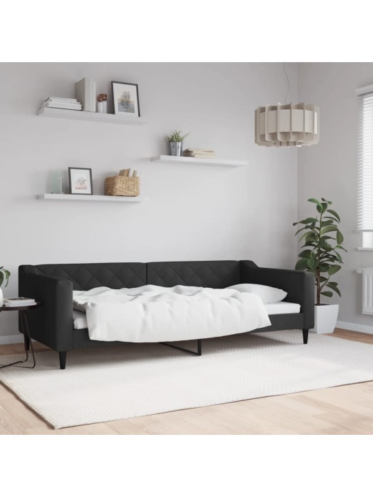 Dienas gulta, 90x200 cm, melns audums