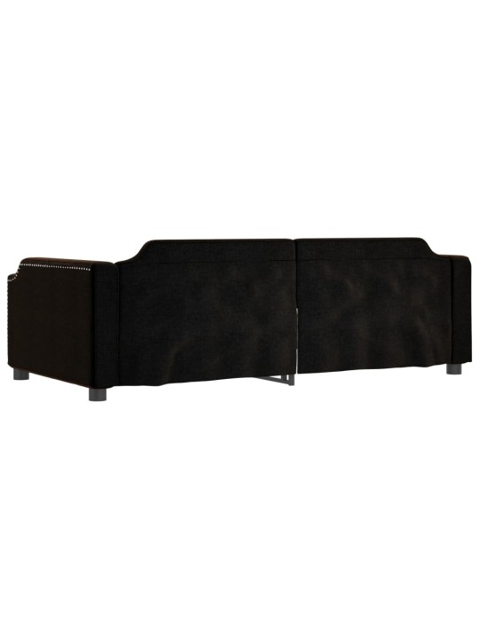 Dienas gulta, 90x200 cm, melns audums