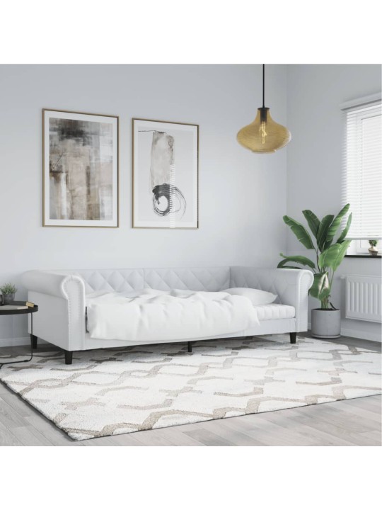 Dienas gulta, balta, 80x200 cm, mākslīgā āda