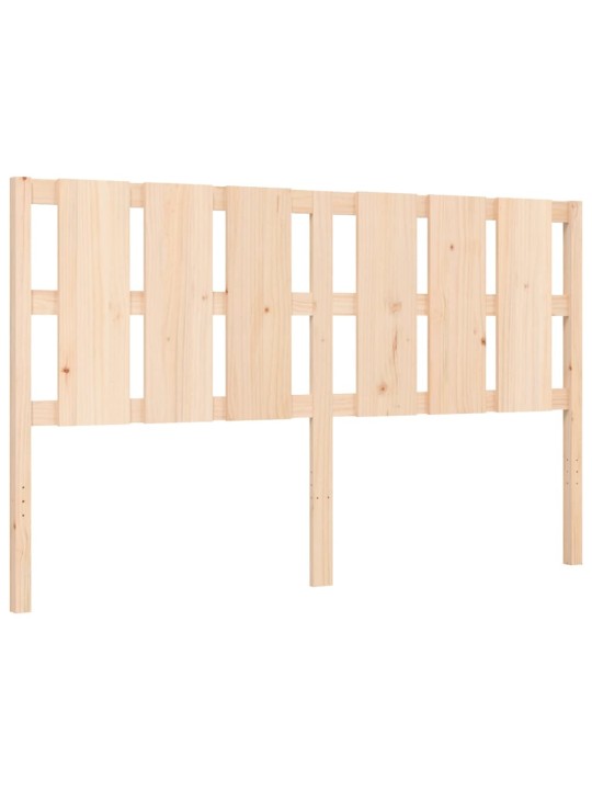 Gultas rāmis ar galvgali, King size izmērs, masīvkoks