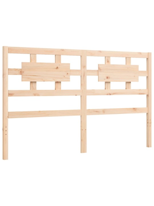 Gultas rāmis ar galvgali, King size izmērs, masīvkoks