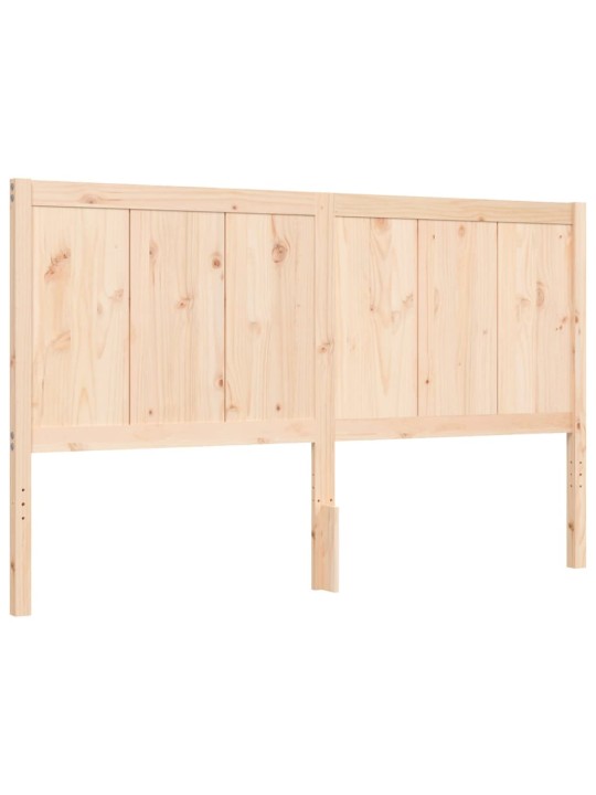 Gultas rāmis ar galvgali, King size izmērs, masīvkoks