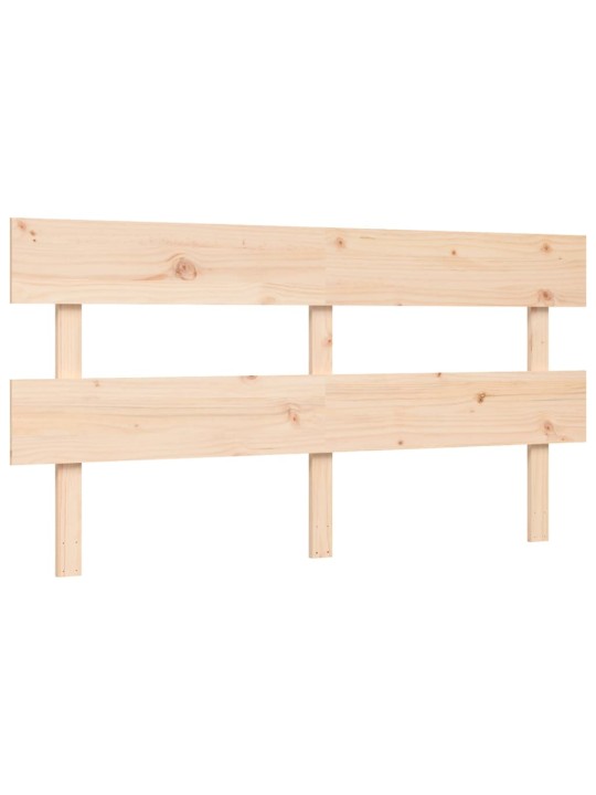 Gultas rāmis ar galvgali, King size izmērs, masīvkoks