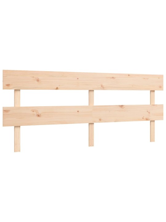 Gultas rāmis ar galvgali, Super King Size, masīvkoks