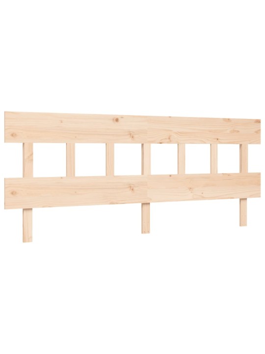 Gultas rāmis ar galvgali, Super King Size, masīvkoks
