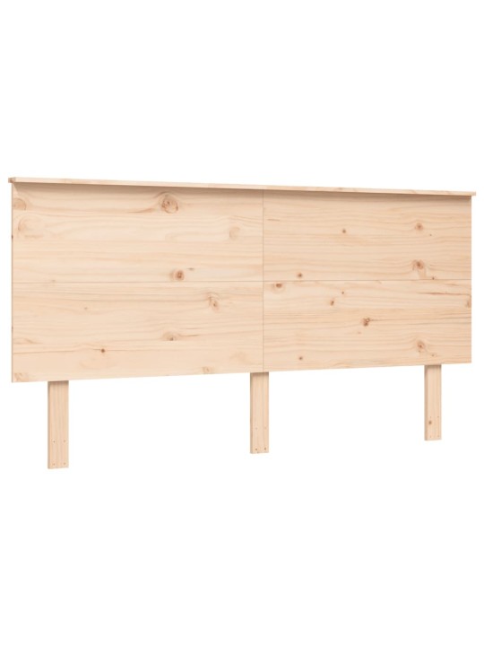 Gultas rāmis ar galvgali, King size izmērs, masīvkoks