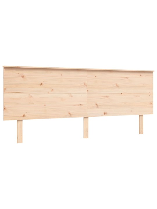 Gultas rāmis ar galvgali, Super King Size, masīvkoks