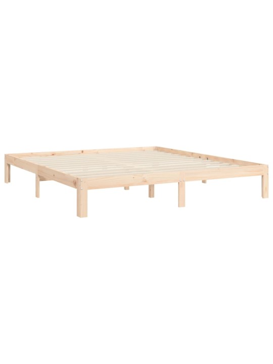 Gultas rāmis ar galvgali, super king size, masīvkoks