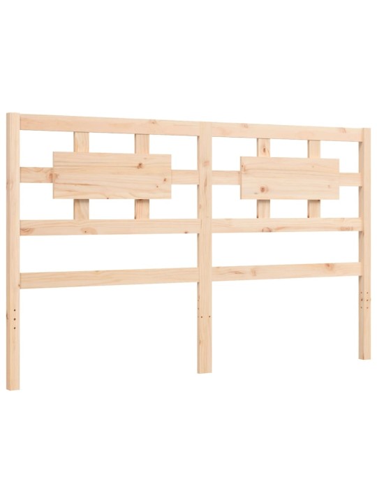 Gultas rāmis ar galvgali, King size izmērs, masīvkoks