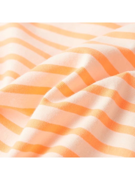 Bērnu svārki ar svītrām, fluorescējoši oranži, 92