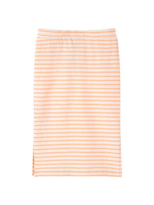 Bērnu svārki ar svītrām, fluorescējoši oranži, 104