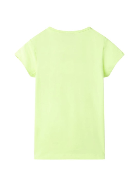 Bērnu t-krekls, fluo dzeltens, 128