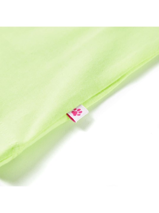 Bērnu t-krekls, fluo dzeltens, 128