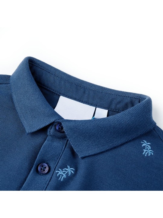 Bērnu polo krekls, tumši zils, 116