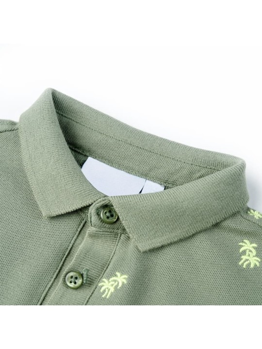 Bērnu polo krekls, haki, 128