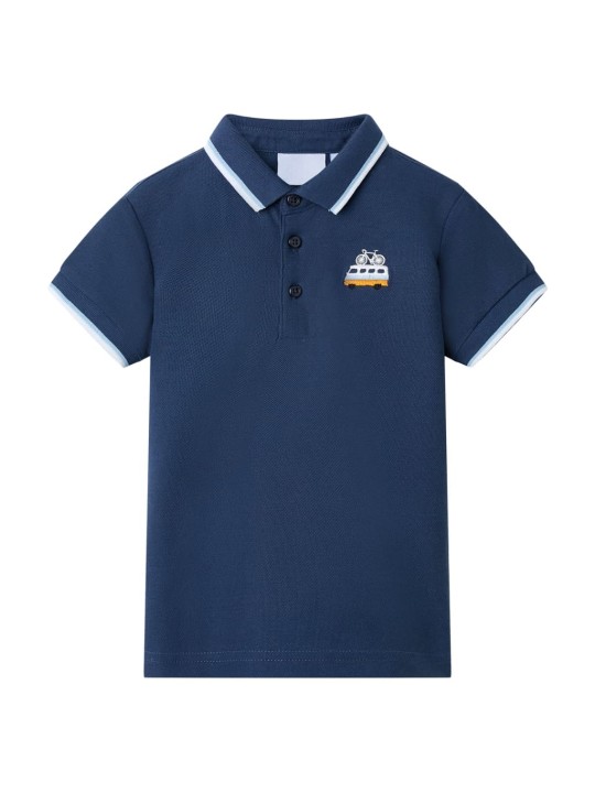 Bērnu polo krekls, tumši zils, 104