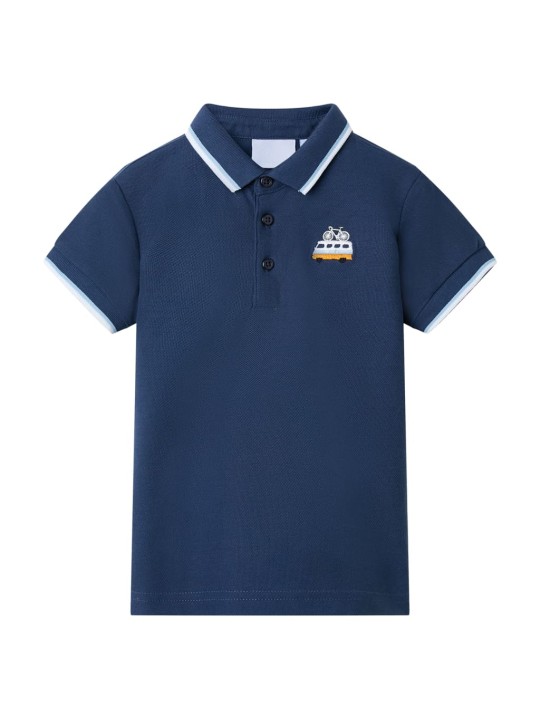 Bērnu polo krekls, tumši zils, 116