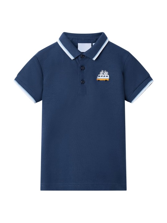 Bērnu polo krekls, tumši zils, 128