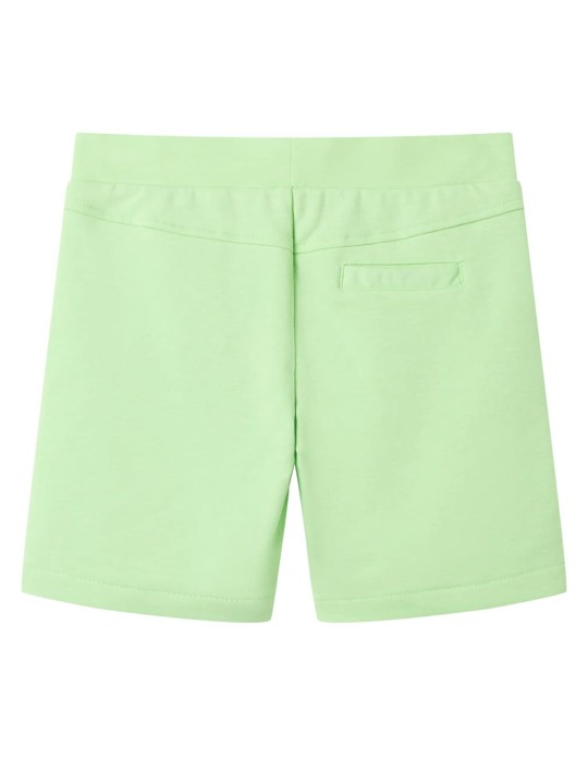 Bērnu šorti, fluo zaļi, 104