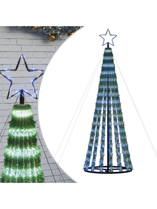 Led ziemassvētku eglīte 275 led zila 180 cm
