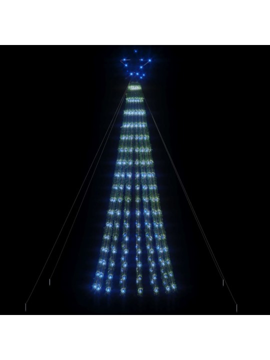 Led ziemassvētku eglīte 275 led zila 180 cm