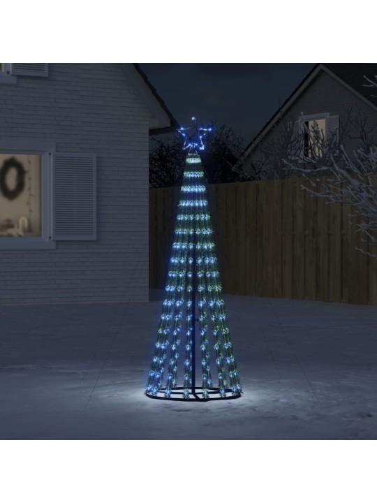 Led ziemassvētku eglīte 275 led zila 180 cm