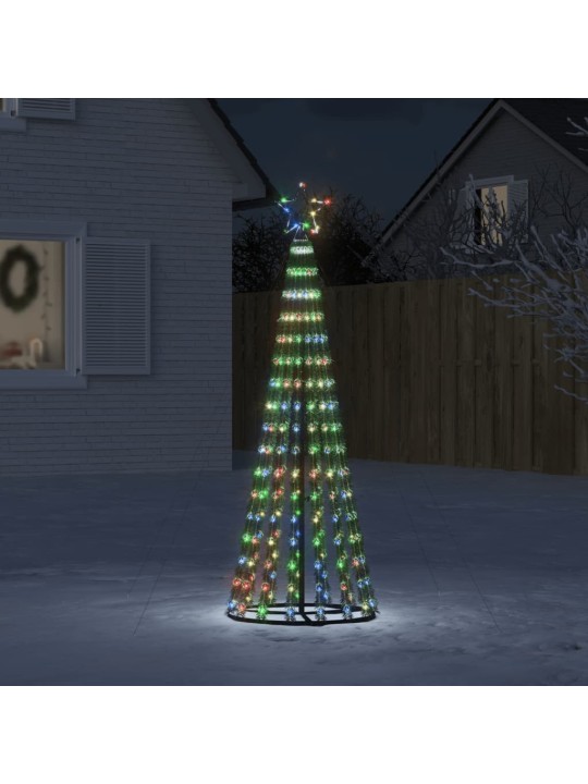 LED Ziemassvētku eglīte 275 LED Krāsains 180 cm